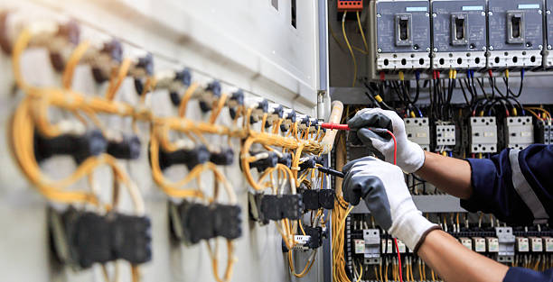 Professional Electrician technician working in Bard College, NY